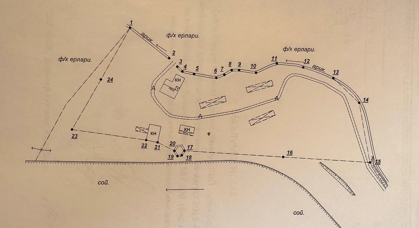 Residential land plot for sale in oblast-parkent district — 1